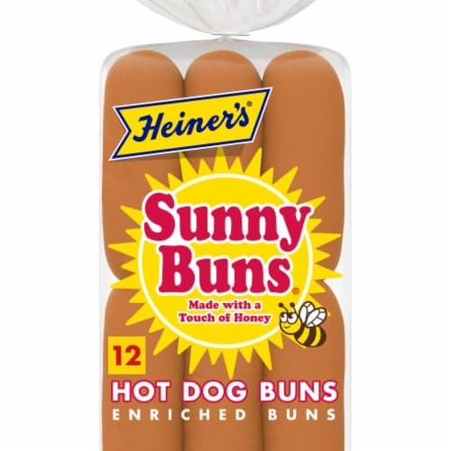 Heiner'S Sunny Buns White Hot Dog Buns