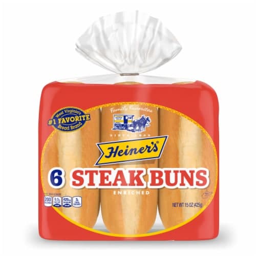 Heiners Delicious Buns Buns, Steak, Sliced