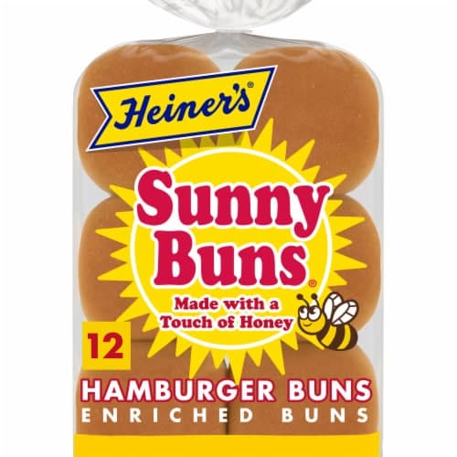 Heiner'S Sunny Buns White Hamburger Buns