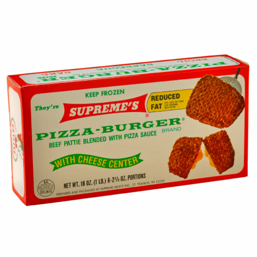 Supreme'S Cheese Center Pizza Burgers