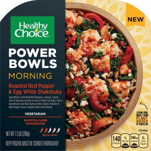 Healthy Choice Power Bowls, Morning, Roasted Red Pepper & Egg White Shakshuka