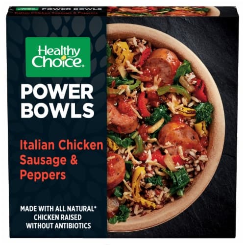 Healthy Choice Power Bowls Italian Style Chicken Sausage & Peppers  Meal