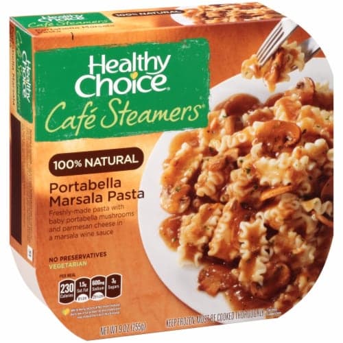 Healthy Choice Cafe Steamers Portabella Marsala Pasta