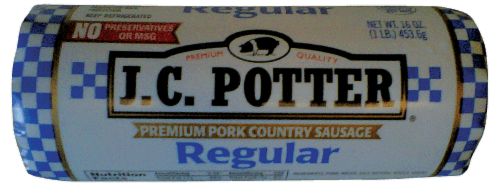 J.C. Potter Regular Pork Sausage Roll