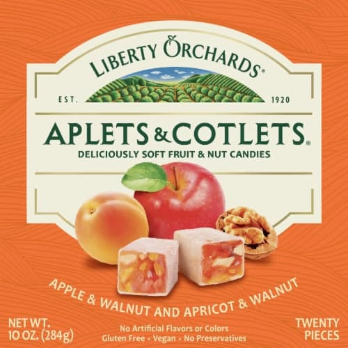 Liberty Orchards Aplets & Cotlets Fruit Delights Holiday Candy