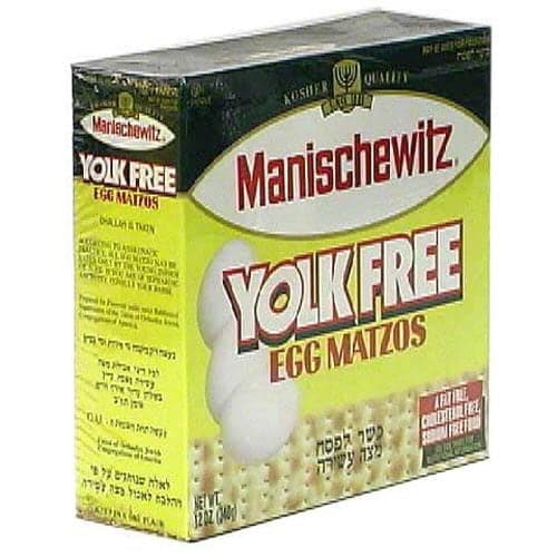 Manischewitz Yolk Free Egg Matzos