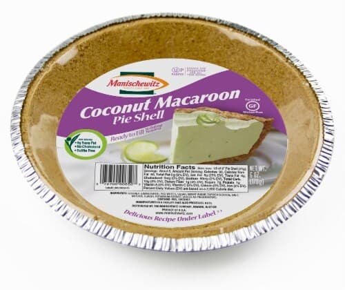 Manischewitz Pie Shell, Coconut Macaroon