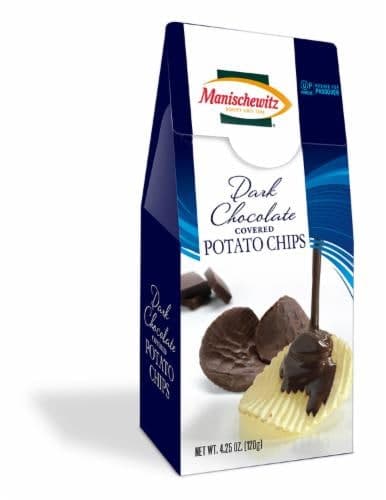Manischewitz Potato Chips, Dark Chocolate Covered