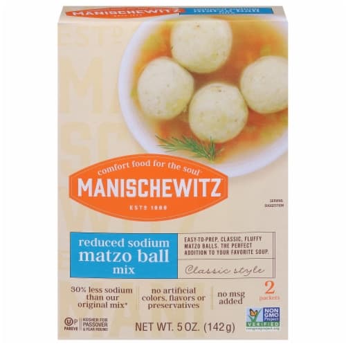 Manischewitz Matzo Ball Mix Reduced Sodium