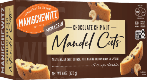 Manischewitz Mandel Cut Chocolate Chip Nut Passover