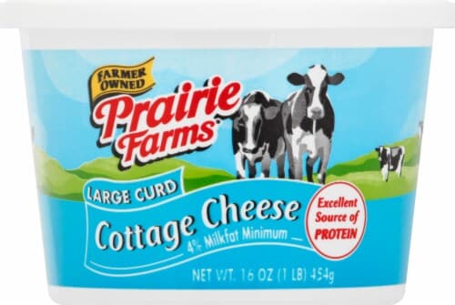 Prairie Farms Cottage Cheese Large Curd