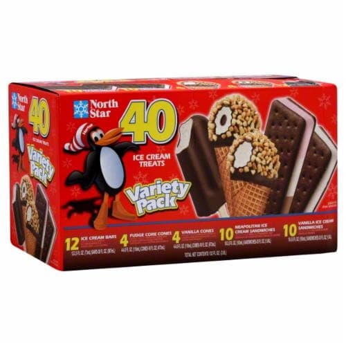 North Star Ice Cream Treats, Variety