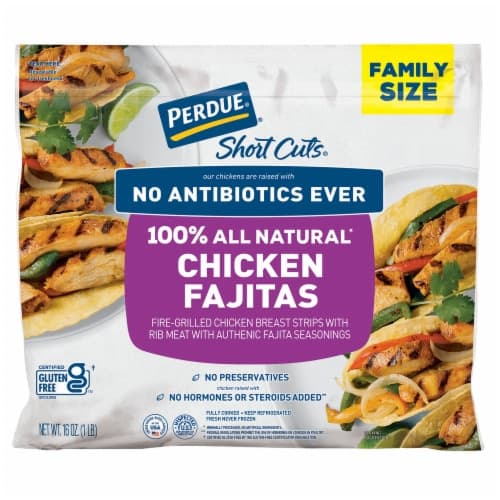 Perdue Short Cuts No Antibiotics Ever Grilled Fajita Style Chicken Breasts Bag
