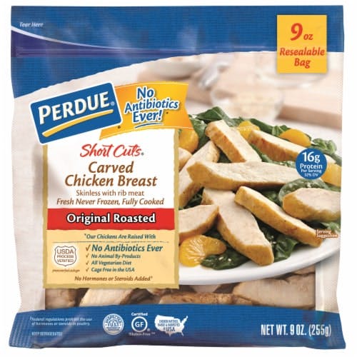 Is it Low FODMAP? Perdue Short Cuts No Antibiotics Ever Original Roasted Carved Chicken Breast Strips Bag