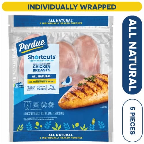 Perdue Perfect Portions Boneless Skinless All Natural Chicken Breasts