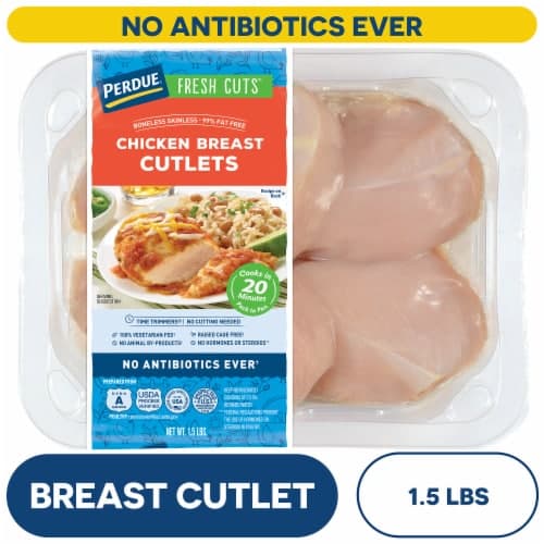 Perdue Fresh Cuts Chicken Breast Cutlets