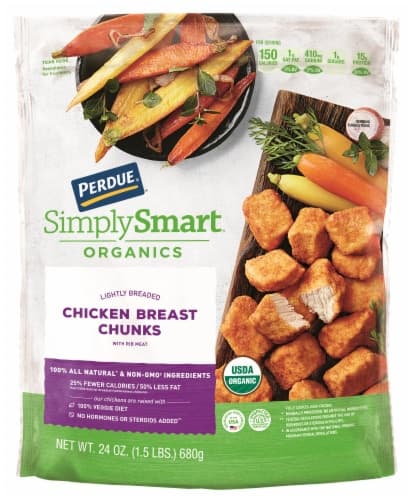Perdue, Simply Smart - Chicken Breast, Lightly Breaded, Chunks