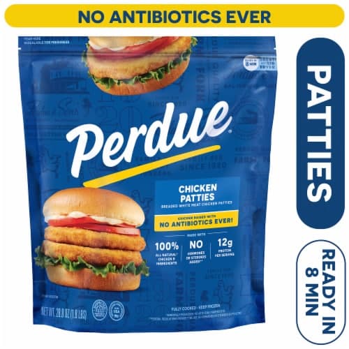 Perdue Chicken Breast Patties Fully Cooked  Meal