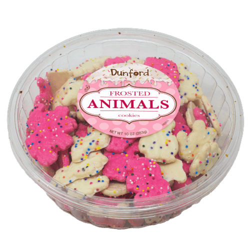 Dunford Frosted Bite Sized Animal Cookies