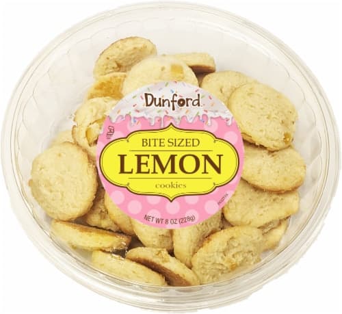 Dunford Bite Sized Lemon Cookies