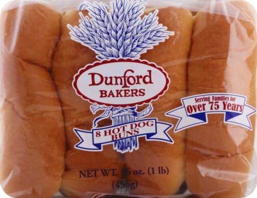 Dunford Bakers Hot Dog Buns