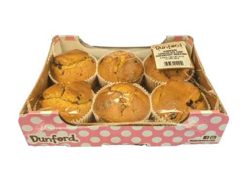 Dunford Pumpkin Chocolate Chip Breakfast Muffins