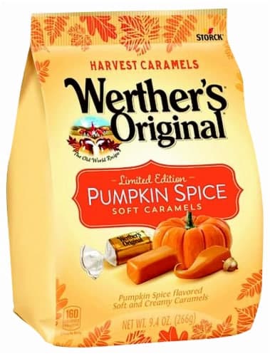 Werthers Harvest Caramels Caramels, Soft, Pumpkin Spice