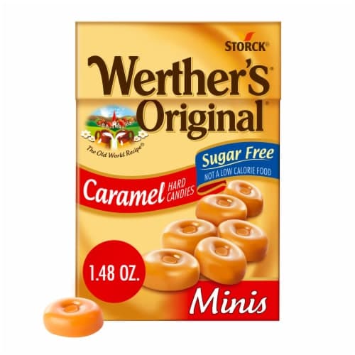 Werthers Original Hard Sugar Free Caramel Minis Candy