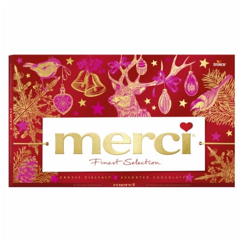 Merci Finest Assortment Of European Chocolates Holiday Gift