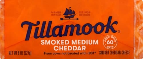 Tillamook Cheese, Medium Cheddar, Smoked