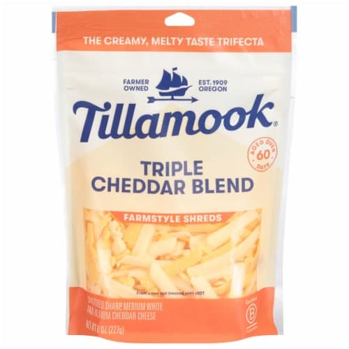 Is it Vegan? Tillamook Farmstyle Thick Cut Triple Cheddar Blend
