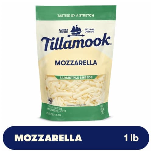 Tillamook Farmstyle Mozzarella Thick Cut Shredded Cheese