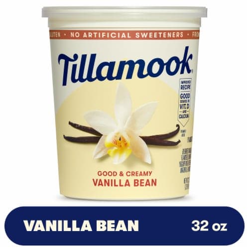 Tillamook Vanilla Bean Low Fat Yogurt