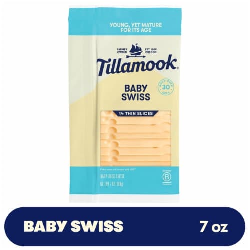 Tillamook Thin Baby Swiss Cheese