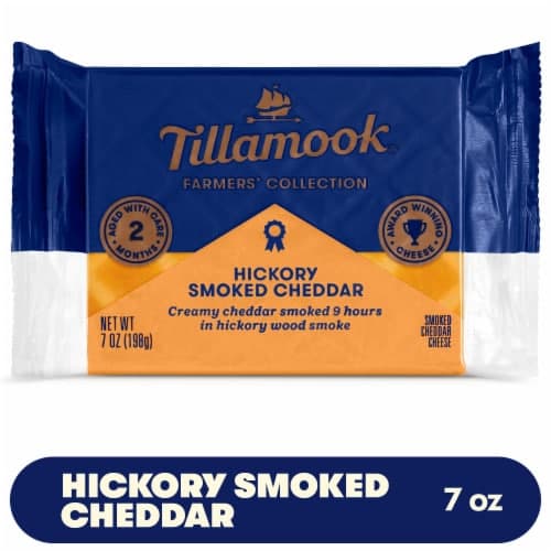 Tillamook Farmers Collection Hickory Smoked Medium Cheddar Cheese Block