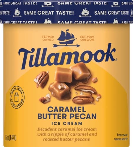 Tillamook Caramel Butter Pecan Ice Cream