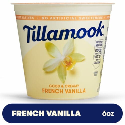Tillamook Low Fat French Vanilla Good & Creamy Yogurt
