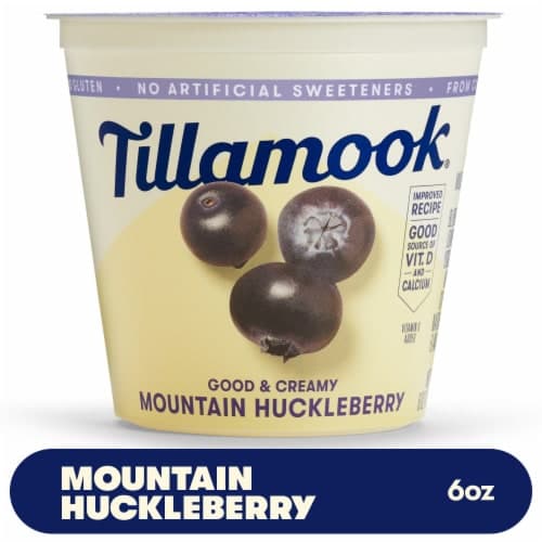 Tillamook Low Fat Mountain Huckleberry Good & Creamy Yogurt
