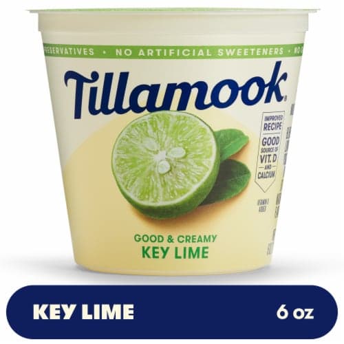 Tillamook Low Fat Key Lime Good And Creamy Yogurt