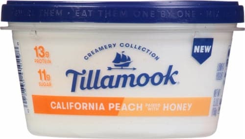 Tillamook Creamery Collection California Peach & Honey Yogurt