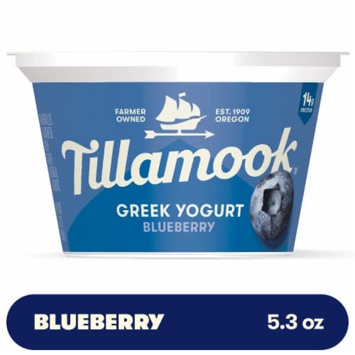 Tillamook Low Fat Oregon Blueberry Greek Yogurt