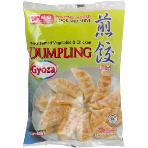 Wei Chuan Pre Steamed Vegetable & Chicken Dumplings