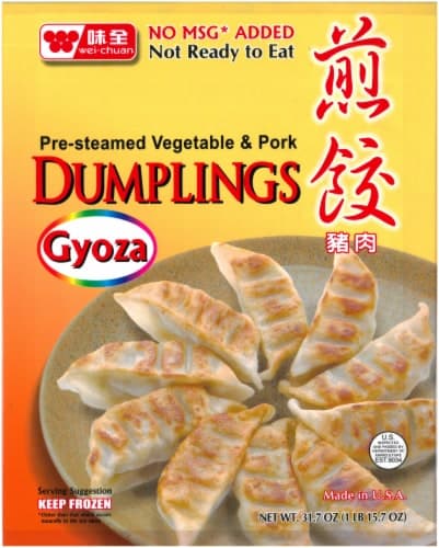Wei Chuan Pre Steamed Vegetable & Pork Dumplings