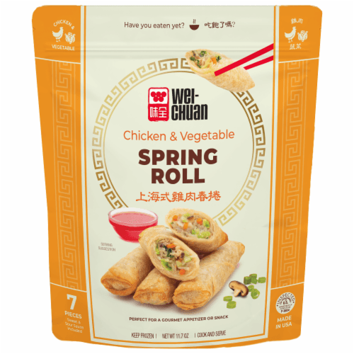 Wei-Chuan Chicken & Vegetables Spring Rolls