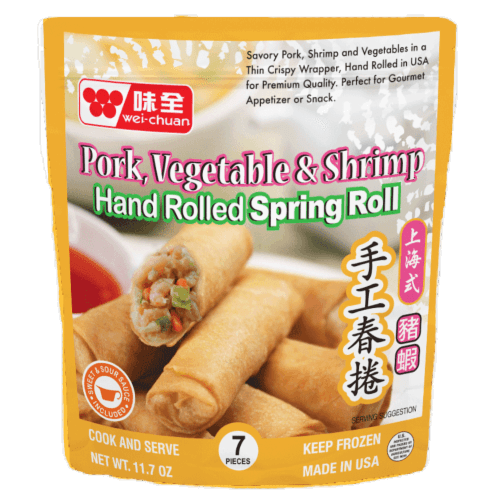 Wei-Chuan Pork Vegetable & Shrimp Spring Rolls
