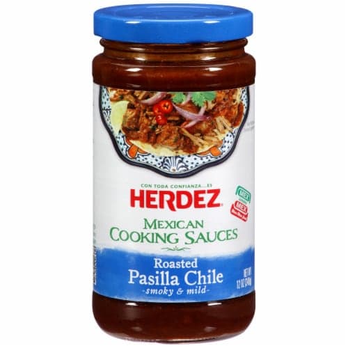 Herdez Cooking Sauces, Mexican, Roasted Pasilla Chile