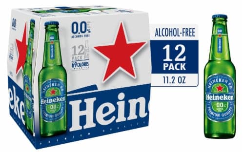 Heineken 0.0 Non-Alcoholic Beer, Oz Bottles