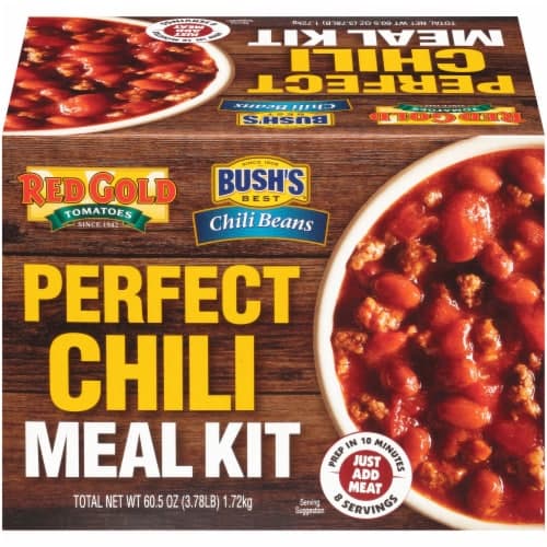 Red Gold Perfect Chili Meal Kit With Bush'S Best Chili Beans