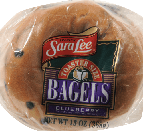 Sara Lee, Bagels, Blueberry, Pre-Sliced, Toaster Size