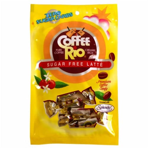 Adams & Brooks Coffee Rio Caffe Latte Sugar Free Coffee Candy